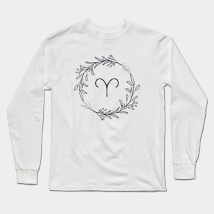 Aries Sign Long Sleeve T-Shirt